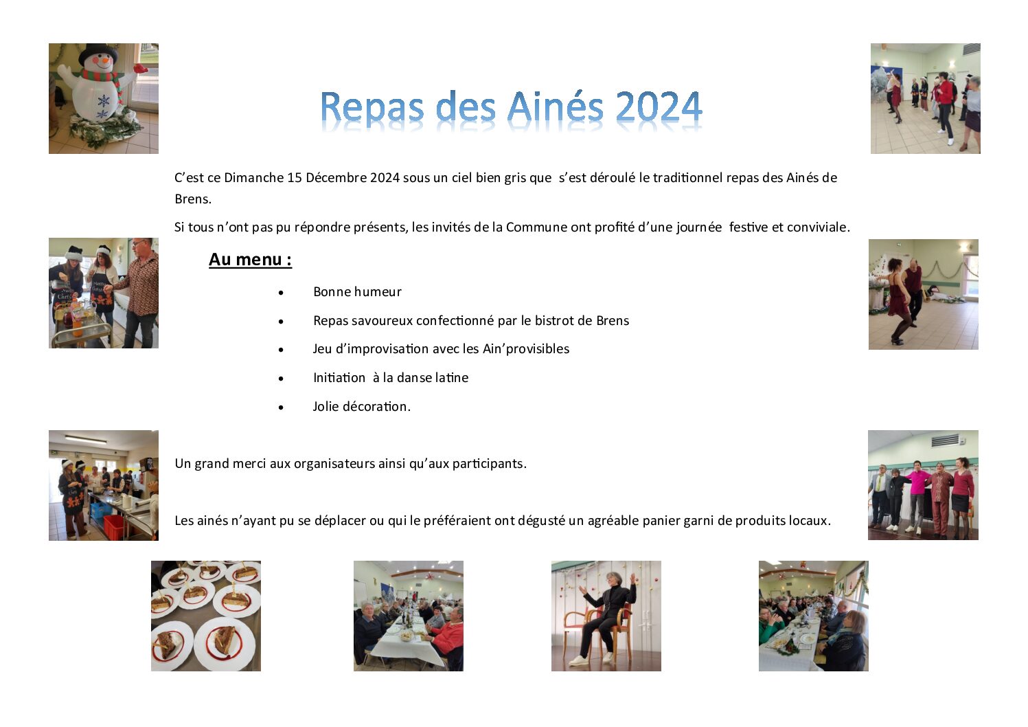 Repas des Ainés 2024