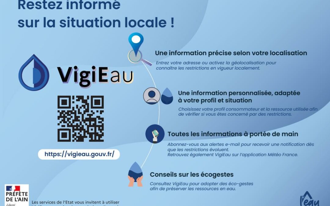 Vigieau, information sécheresse